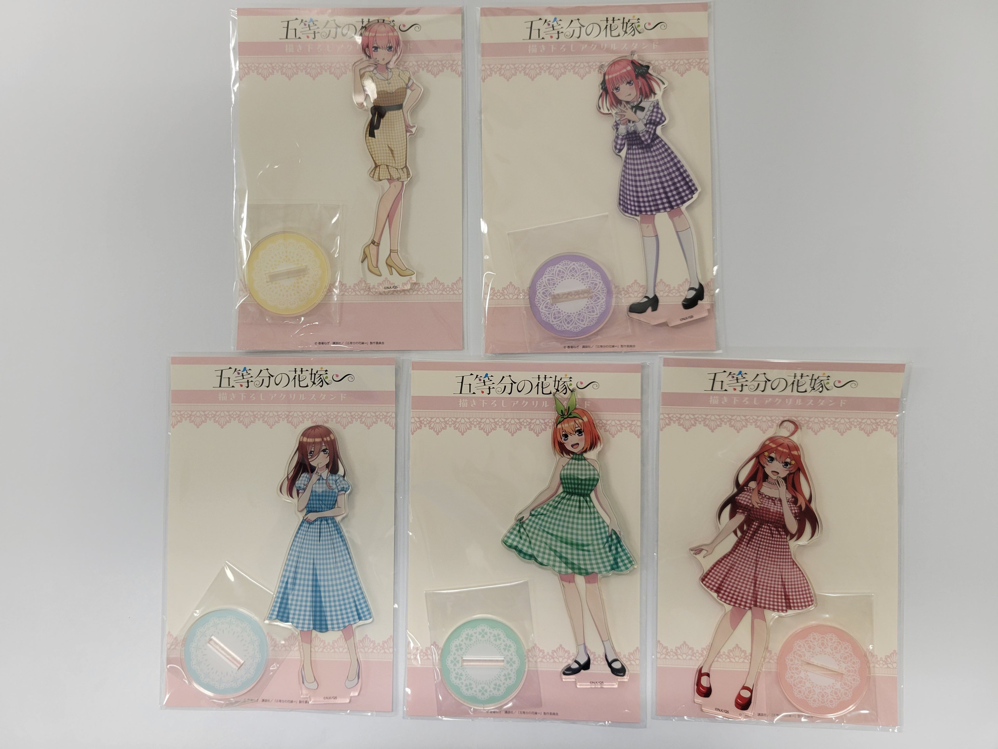 【亞克力牌】《五等分的新娘》官方授權．全角色亞克力立牌套組（全新／日本直購）