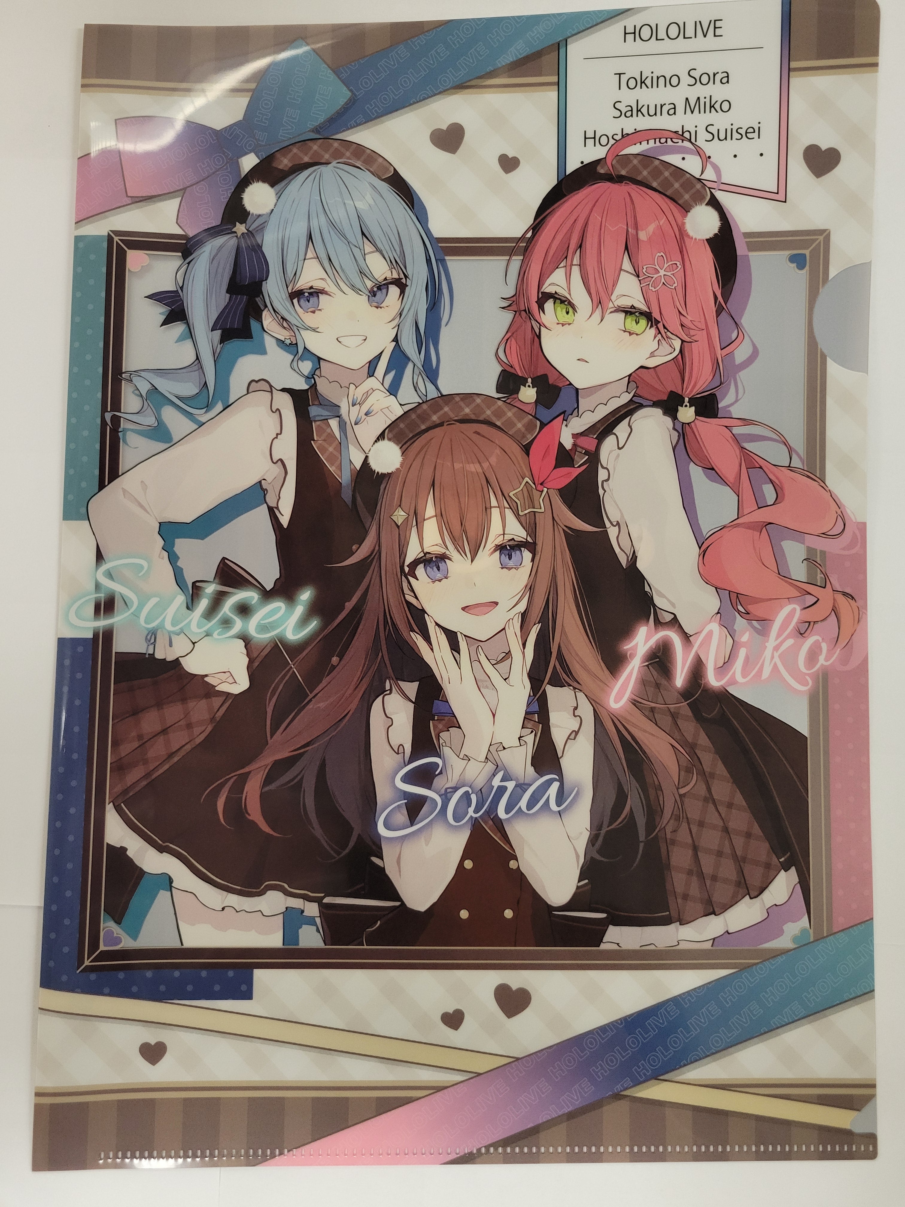 【Hololive × FamilyMart】Holomart Vol.7 限定 A4 資料夾（全3款套裝）（全新現貨／雙面）