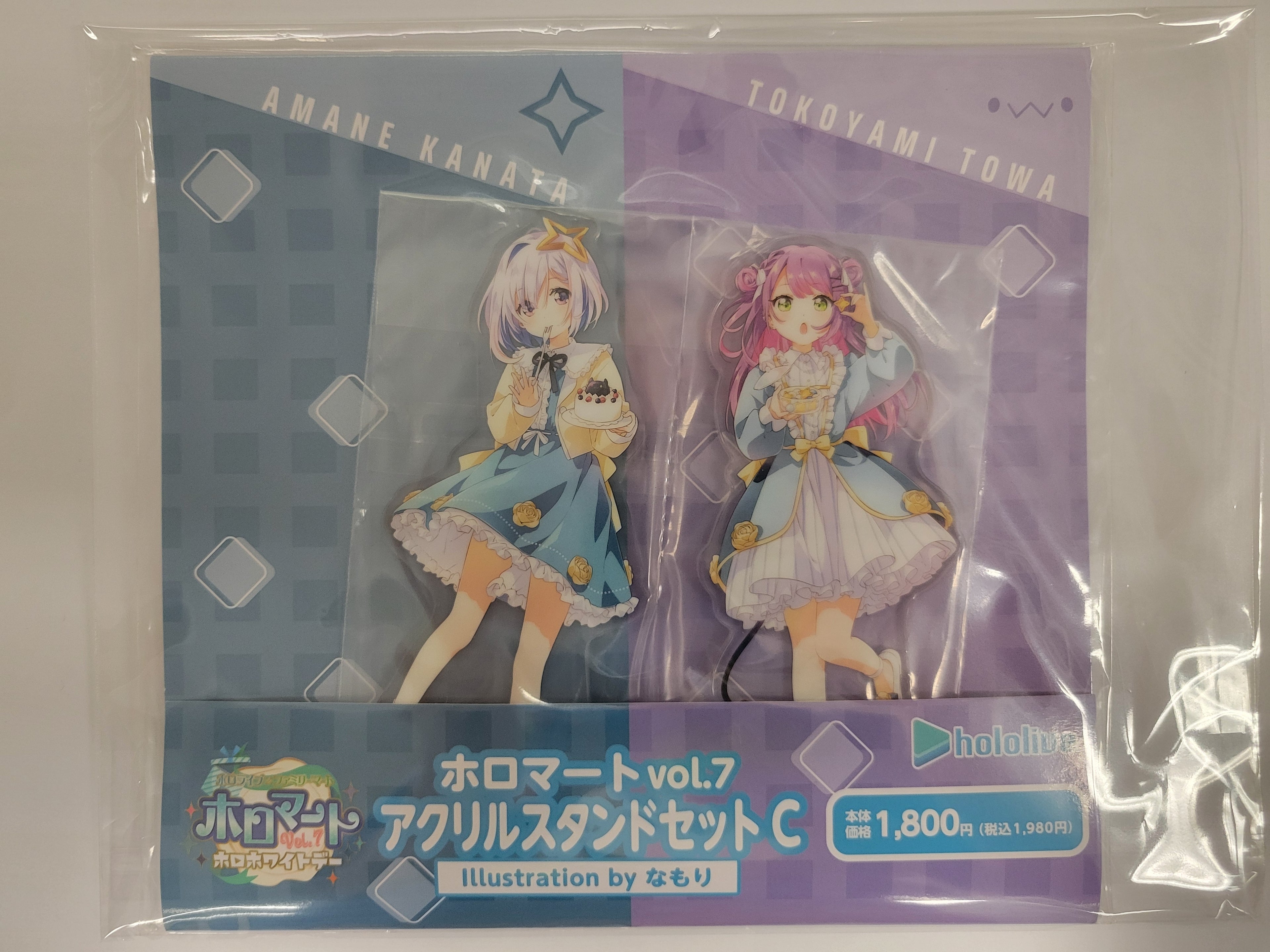 【Hololive × FamilyMart】Holomart Vol.7 官方限定 Acrylic Stand（Set C｜天音彼方 × 常闇永遠｜全新現貨）